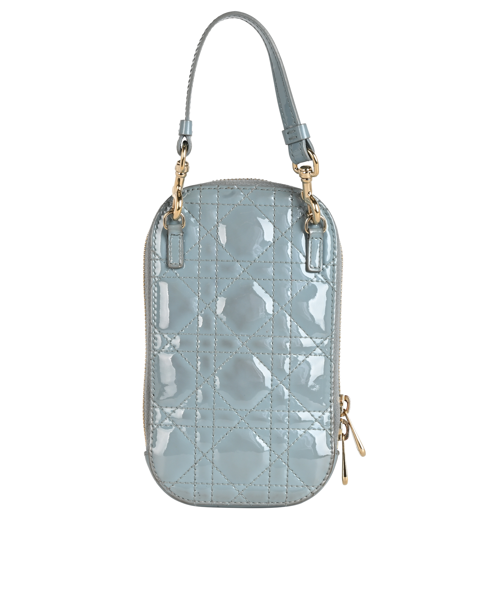 Call'In Dior Phone Holder, &pound;495, Handbags, Blue, Patent Leather, Back view